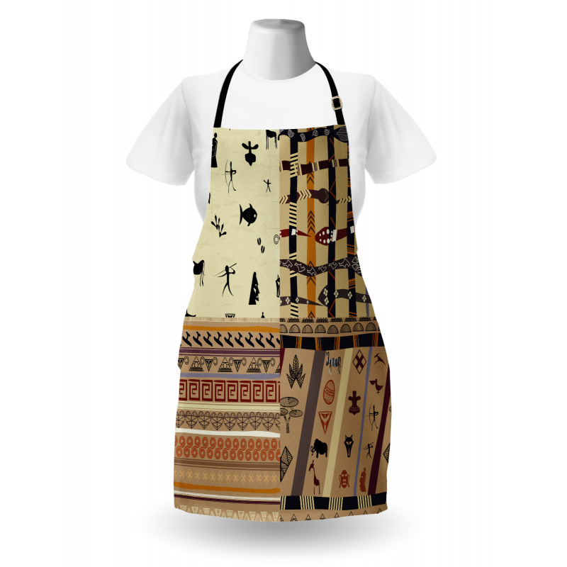 Primitive Native Animals Apron