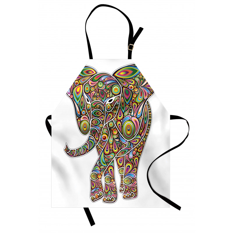 Boho Elephant Art Apron