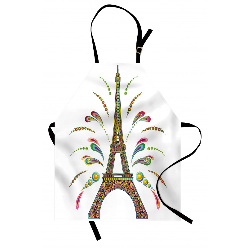 Eiffel Fireworks Apron