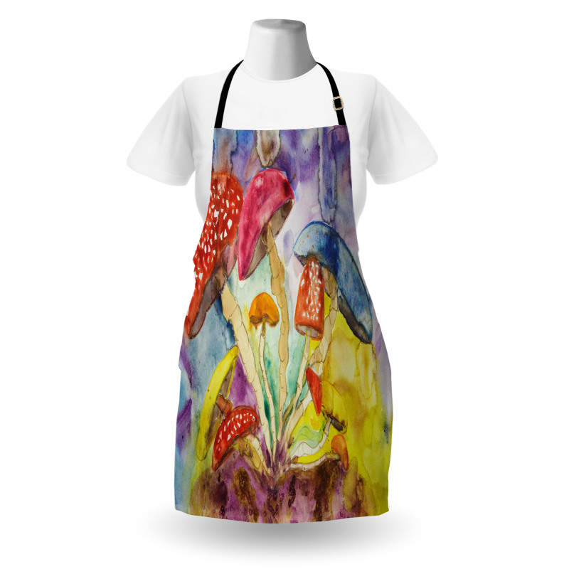 Watercolor Forest Apron