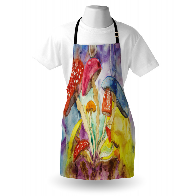 Watercolor Forest Apron