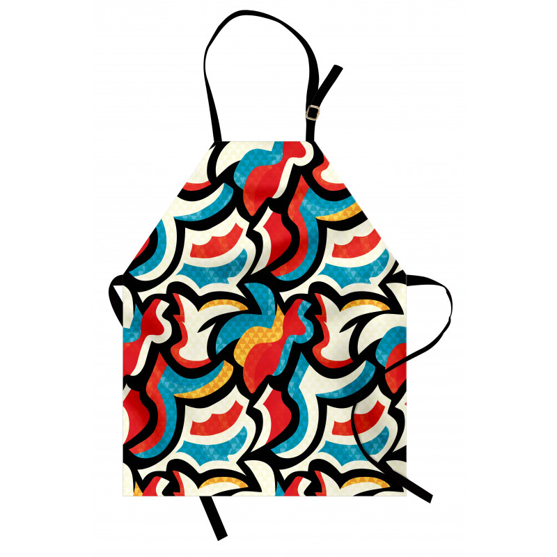 Retro Modern Urban Apron