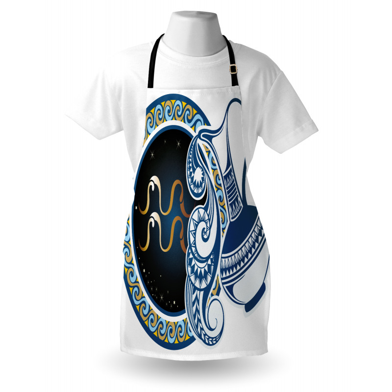 Aquarius Sign Apron