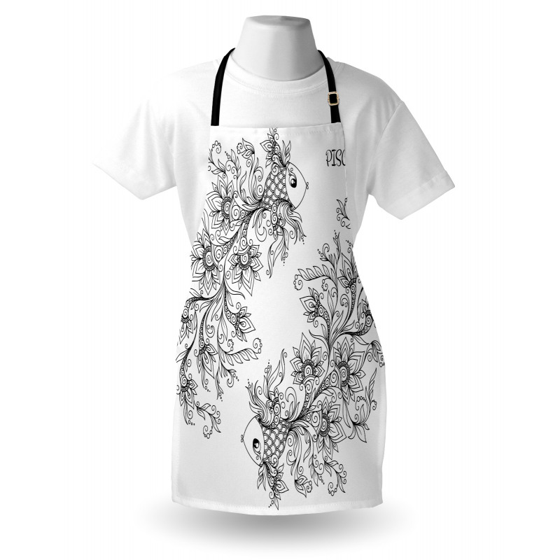 Astrology Pisces Sign Apron