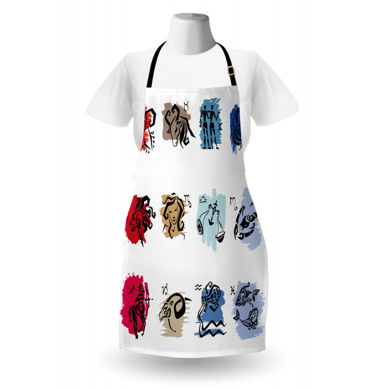 Zodiac Signs Artwork Apron