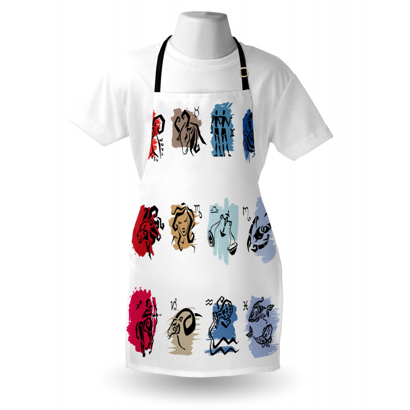 Zodiac Signs Artwork Apron