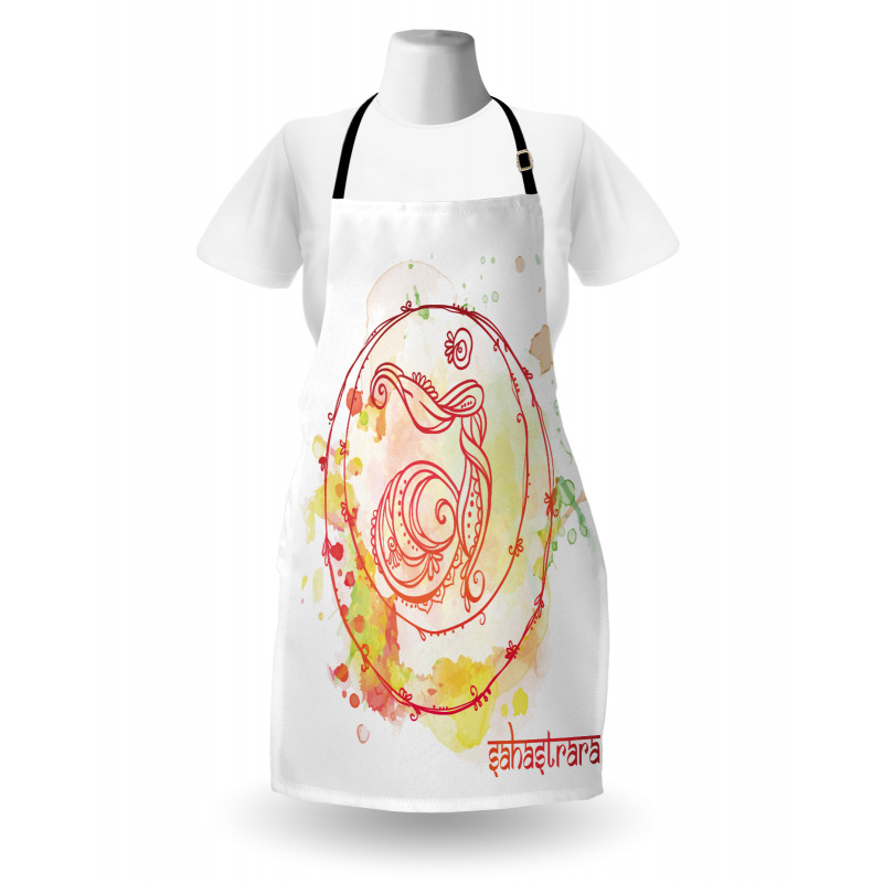 Yoga Chakra Drawn Apron