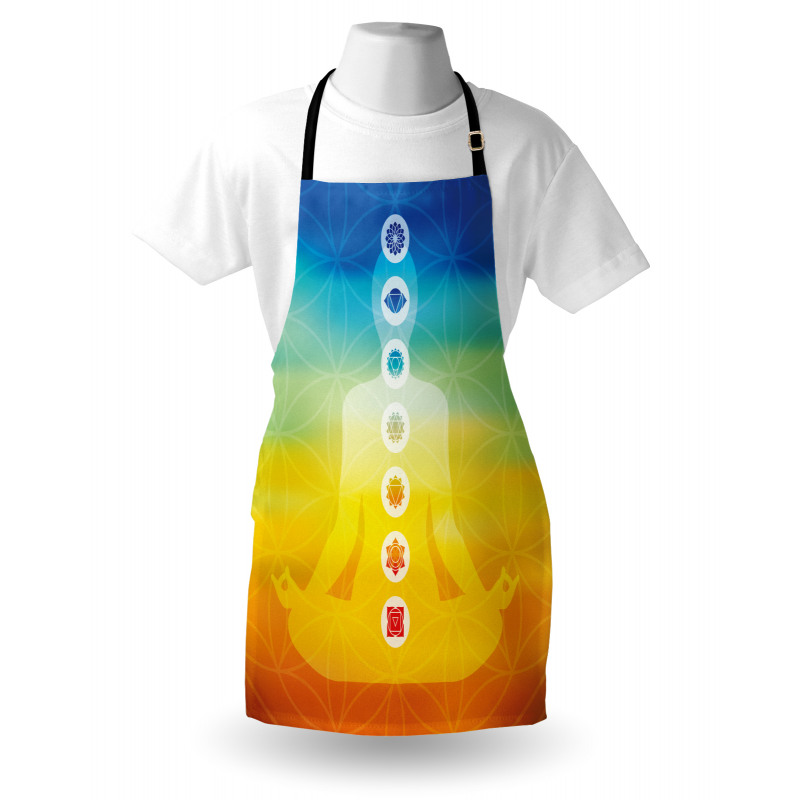 Body Silhouette in Lotus Apron