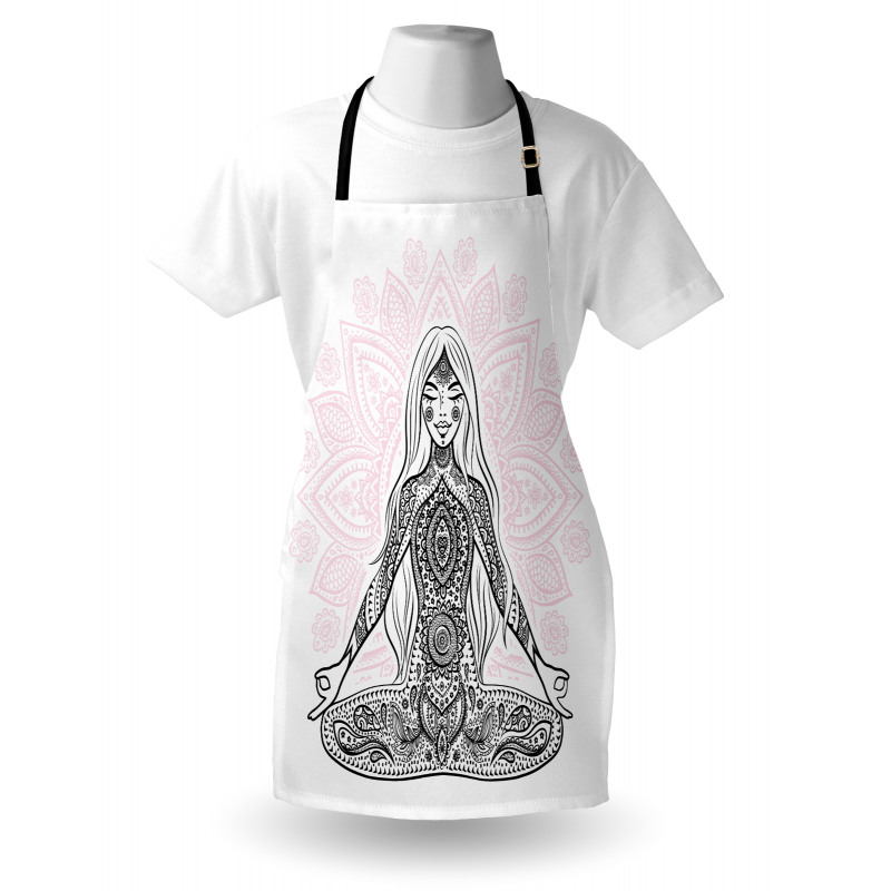 Meditation Lotus Mandala Apron