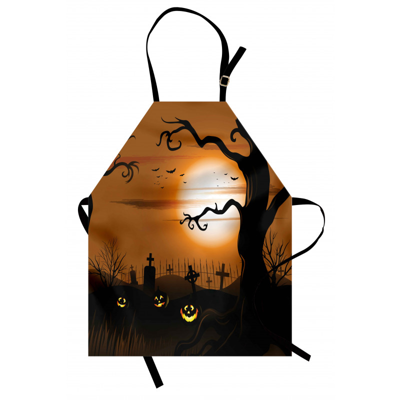 Scary Cemetery Apron