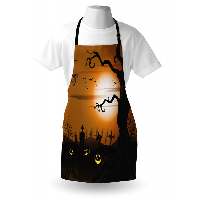 Scary Cemetery Apron