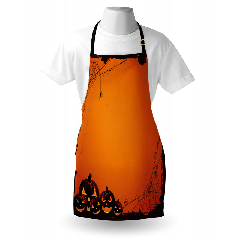 Halloween Pumpkin Scary Apron