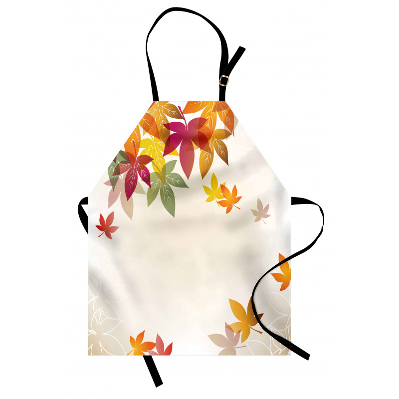 Maple Leaves Pastel Art Apron