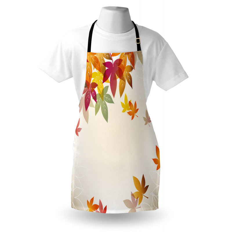 Maple Leaves Pastel Art Apron