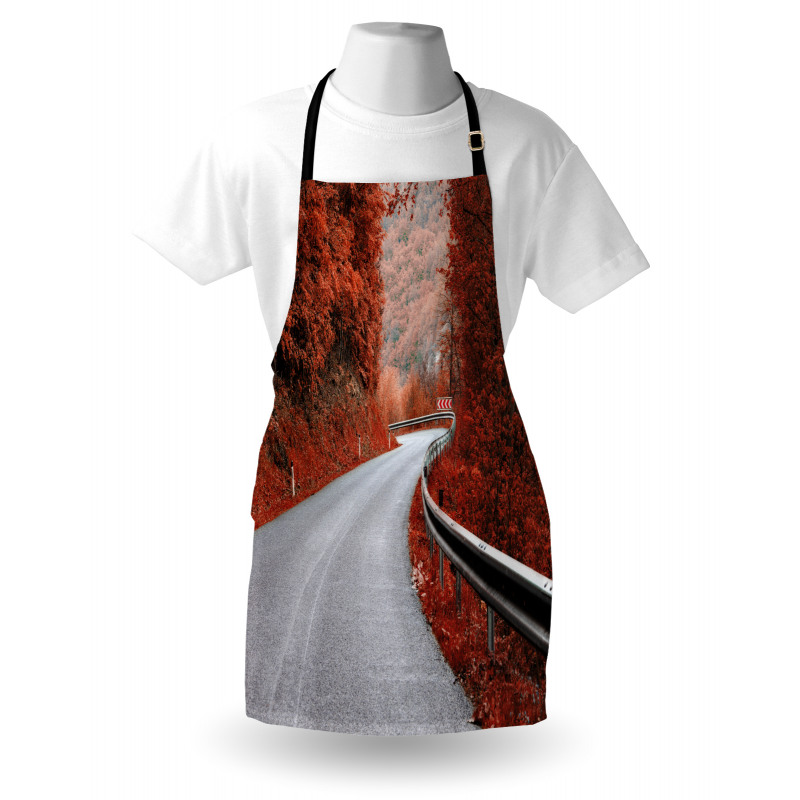 Dreamy Road Travel Theme Apron