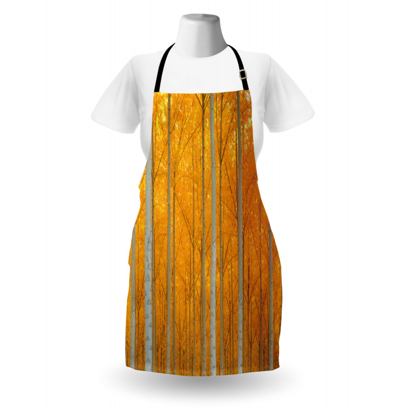 Forest Bloom with Pale Leaves Apron