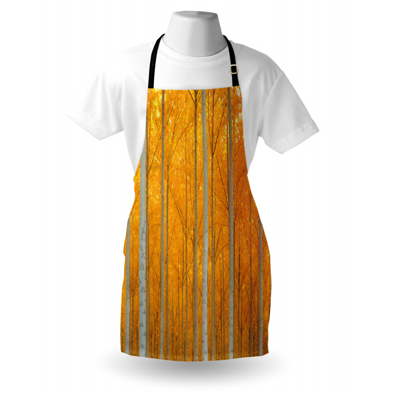 Forest Bloom with Pale Leaves Apron