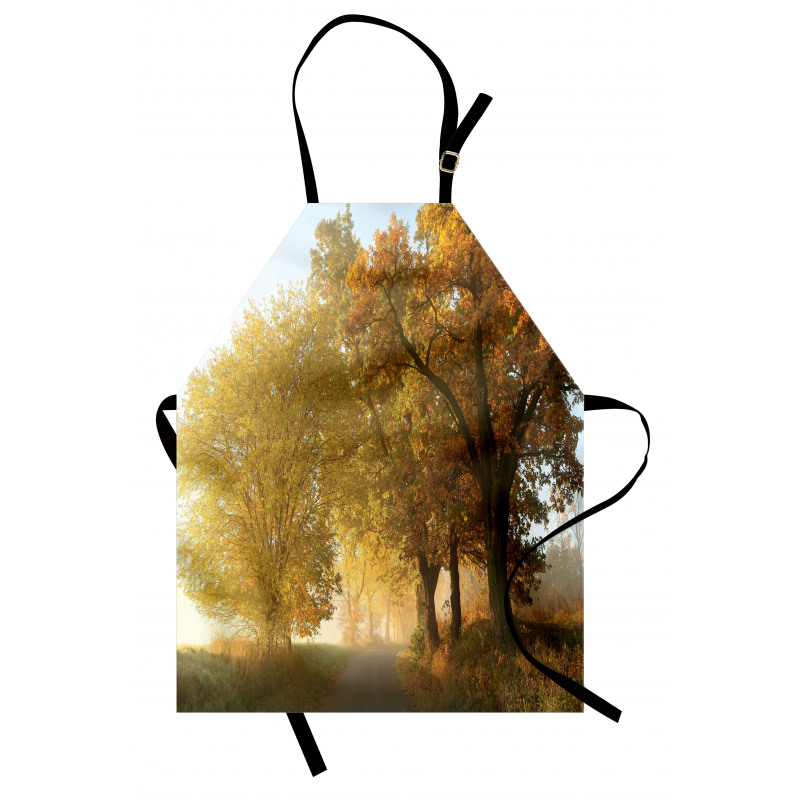 Autumn Morning Scenic Apron