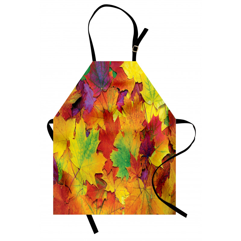 Colorful Maple Leaves Apron