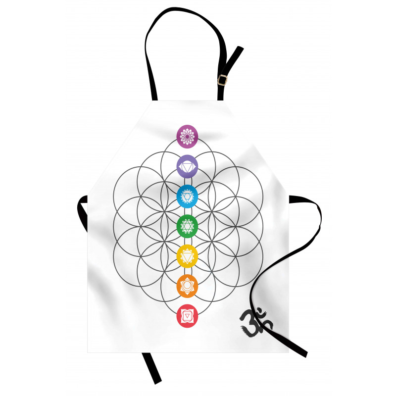 Chakra Point Rings Apron