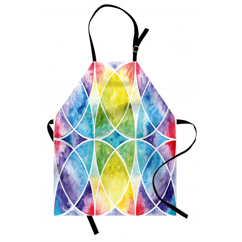 Rainbow Grunge Apron