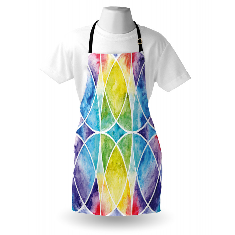 Rainbow Grunge Apron