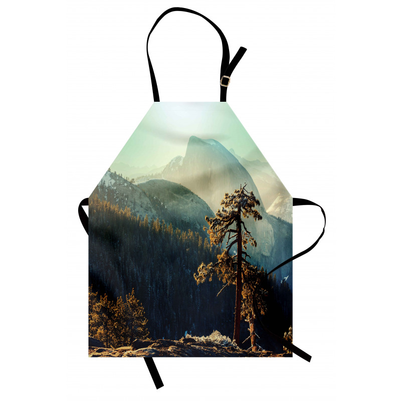 Misty Morning Yosemite Apron