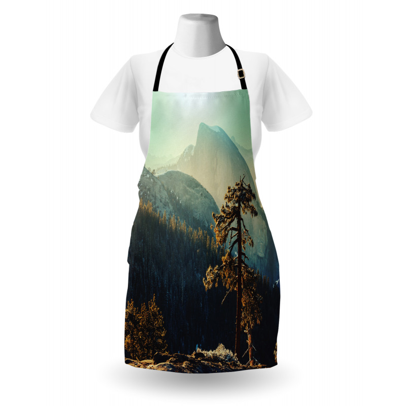 Misty Morning Yosemite Apron