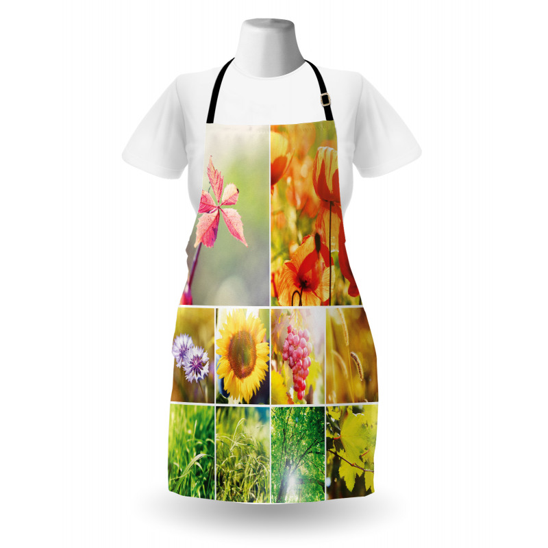 Flower Countryside View Apron