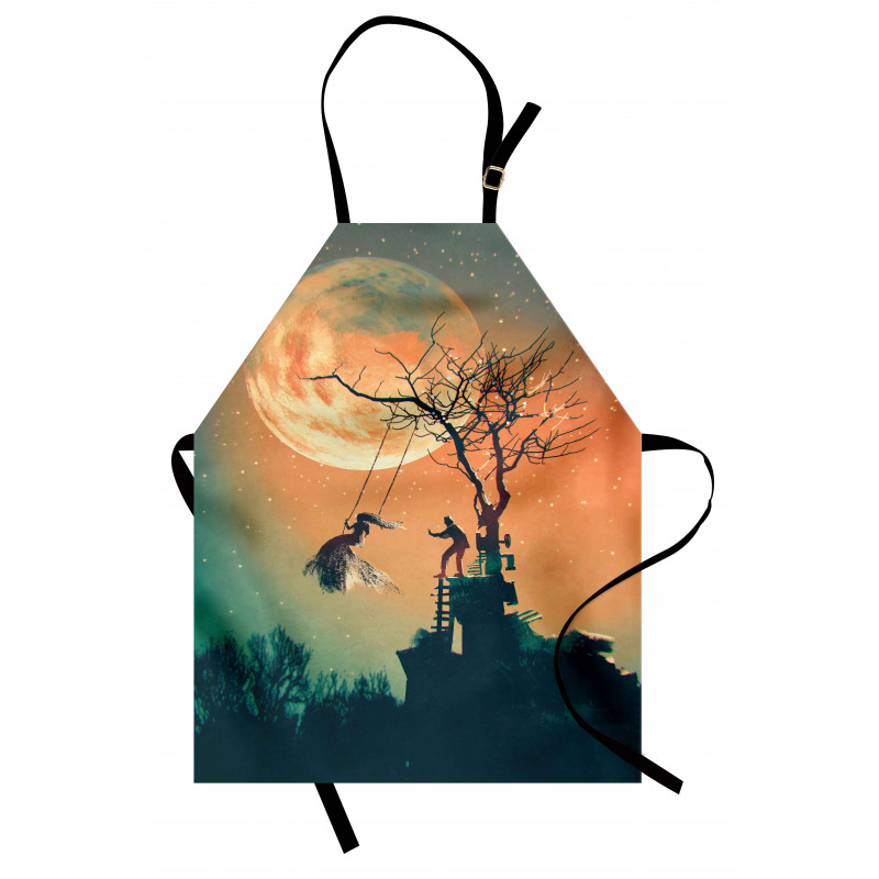 Zombie Bride Groom Apron