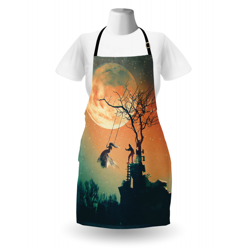 Zombie Bride Groom Apron