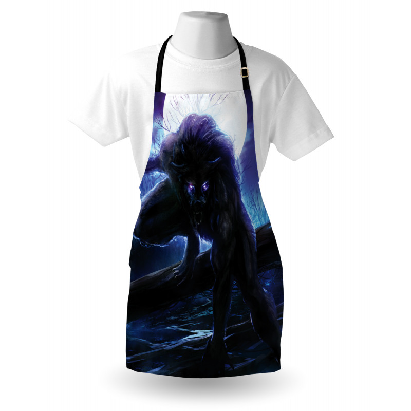 Surreal Werewolf Eyes Apron