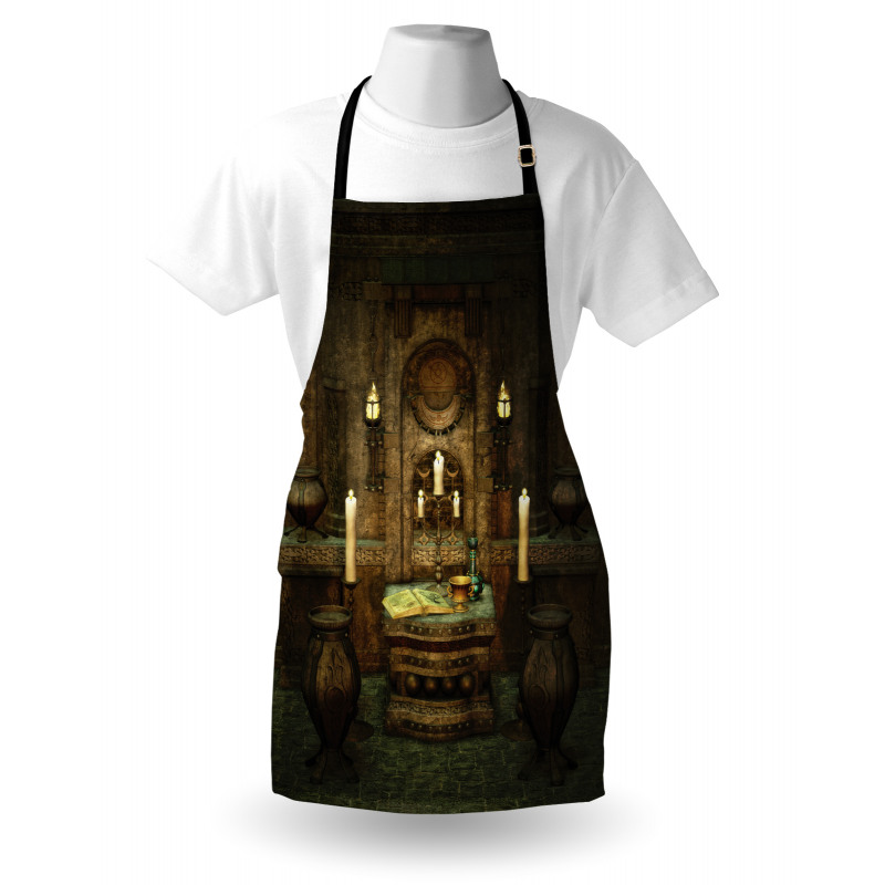 Altar Pentagram Candles Apron