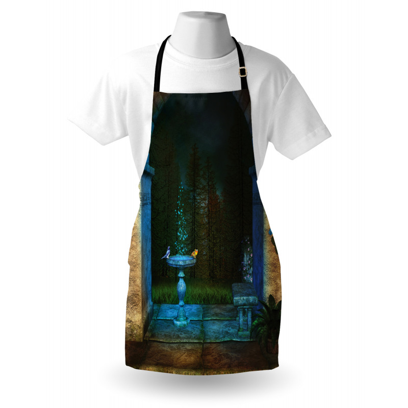 Dark Fairytale Forest Apron