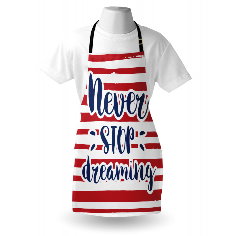 Words Indigo Inspirational Apron