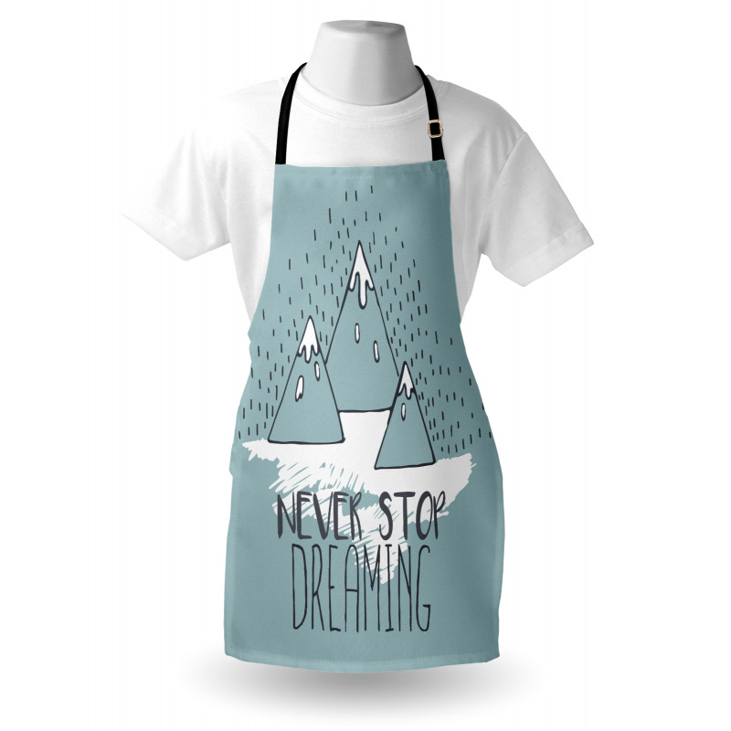 Cartoon Mountain Apron