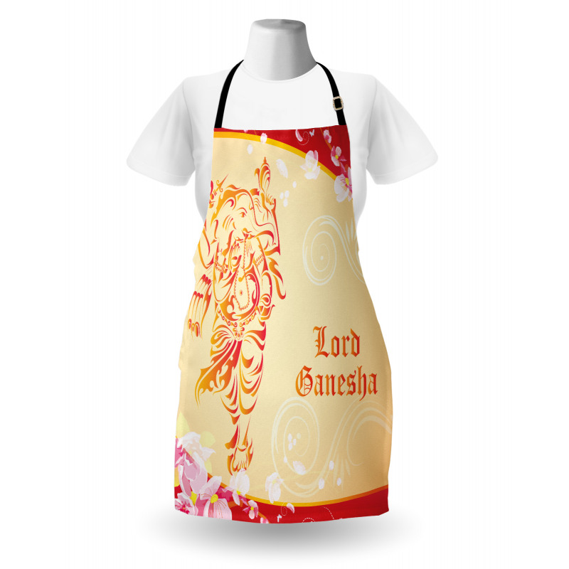 Elephant Pink Blossoms Apron