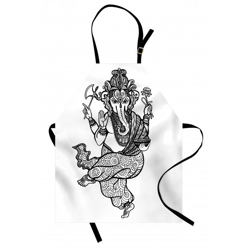 Dancing Elephant Sketch Apron