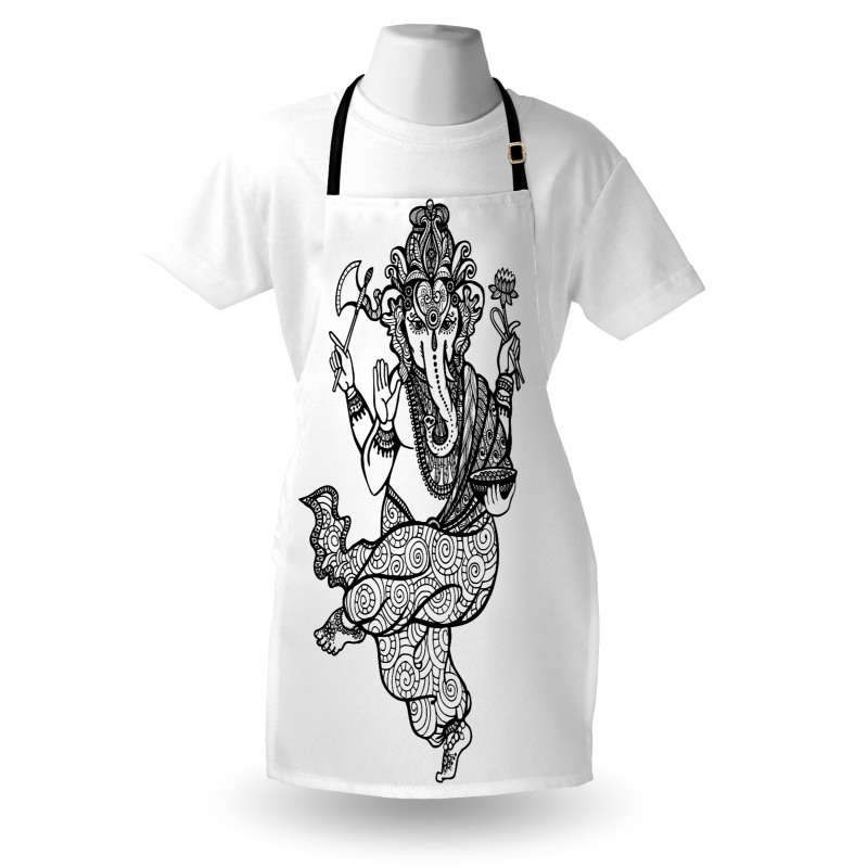 Dancing Elephant Sketch Apron