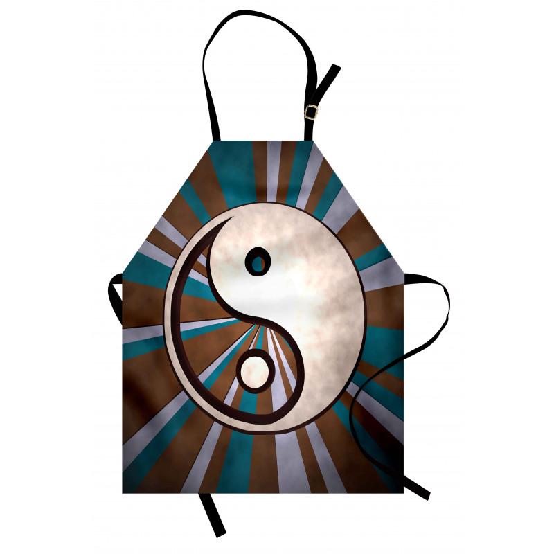 Grungy Retro Hippie Apron