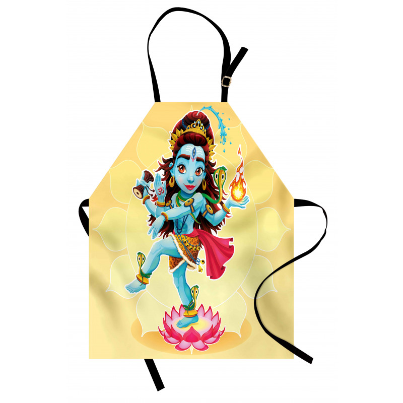 Cartoon Eastern Figure Apron