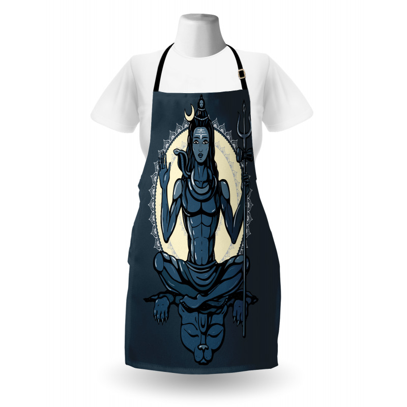 Yoga Lotus Asian Tiger Apron