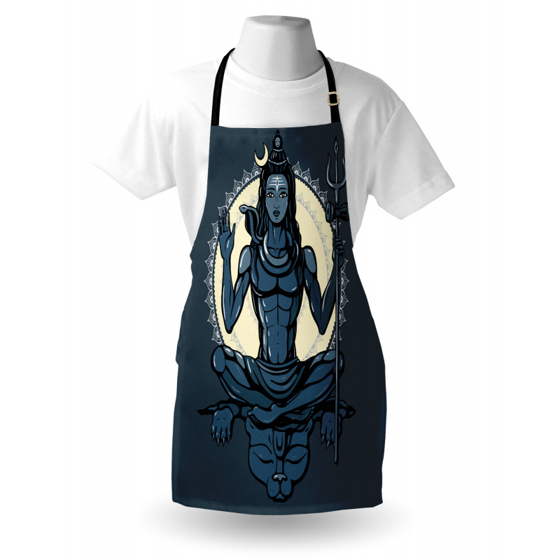 Yoga Lotus Asian Tiger Apron