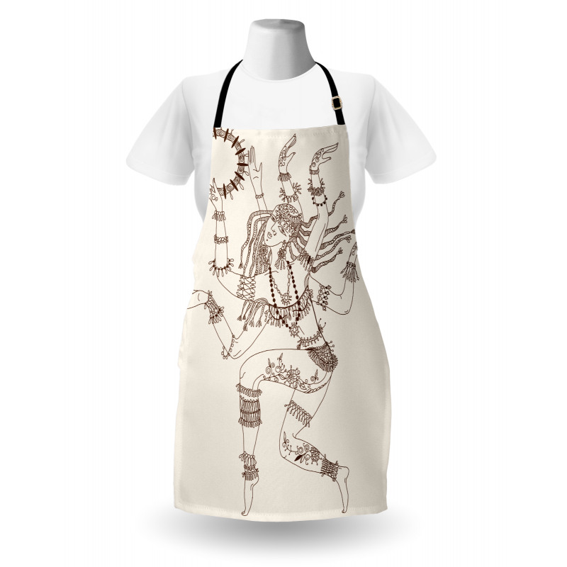 Dancing Eastern Ethnic Apron