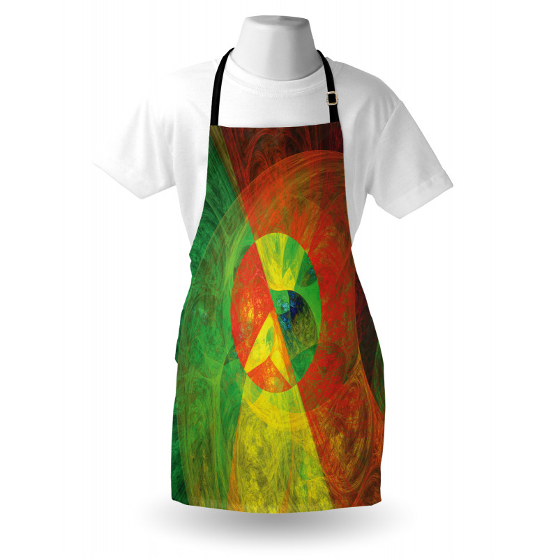 Abstract Surreal Apron