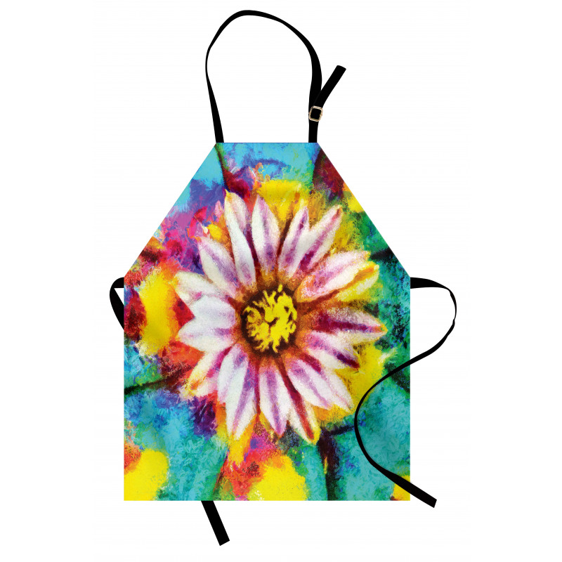 Petal Floral Print Art Apron