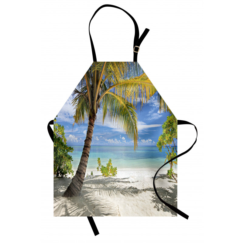 Palm Trees Coastline Apron