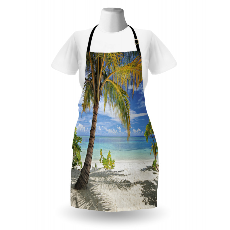 Palm Trees Coastline Apron