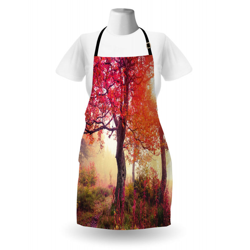 Flowers in Park Fall Apron