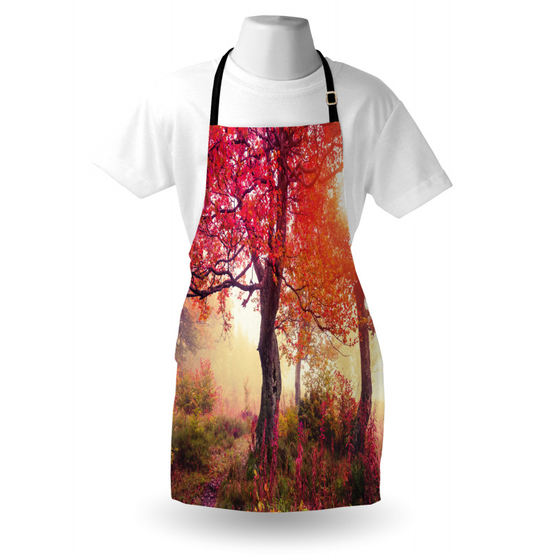 Flowers in Park Fall Apron